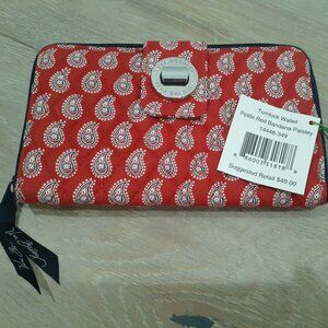 Vera Bradley Turnlock Wallet